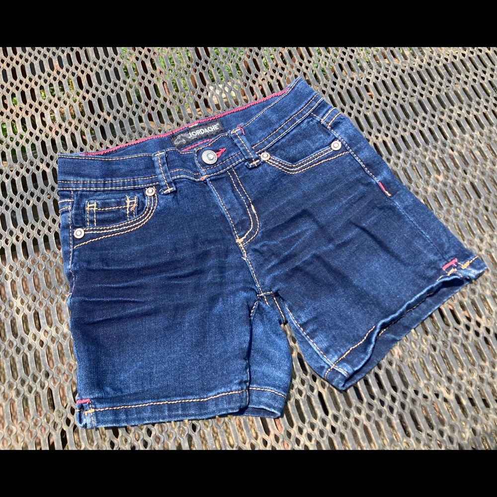 Girls Jordache Dark-Wash Jean Shorts